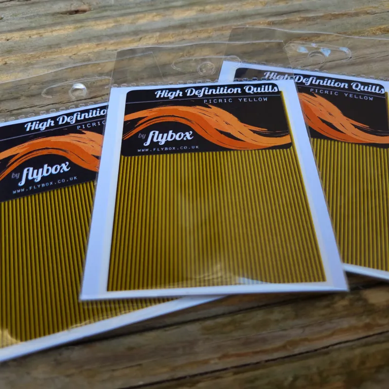 Flybox High Definition Quills in Picric Yellow-2